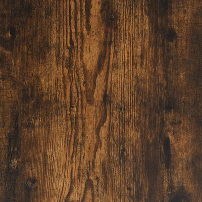 vidaXL Wandkast 80x36,5x35 cm bewerkt hout gerookt eikenkleurig