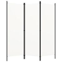 vidaXL Kamerscherm met 3 panelen 150x180 cm wit