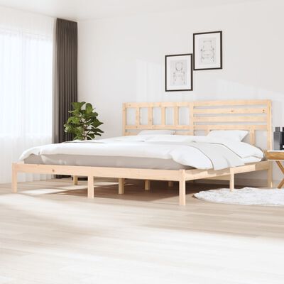 vidaXL Bedframe zonder matras massief grenenhout 180x200 cm