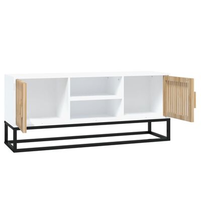 vidaXL Tv-meubel 105x30x45 cm bewerkt hout wit