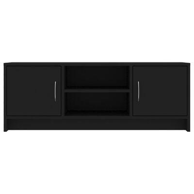 vidaXL Tv-meubel 102x30x37,5 cm bewerkt hout zwart