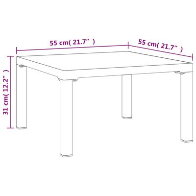 vidaXL 9-delige Loungeset poly rattan zwart en grijs