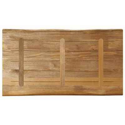 vidaXL Tafelblad met natuurlijke rand 110x60x3,8 cm massief mangohout