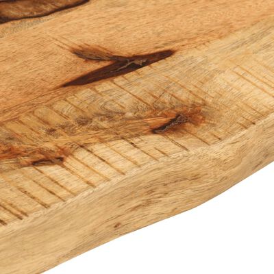 vidaXL Tafelblad met natuurlijke rand 80x30x3,8 cm massief mangohout