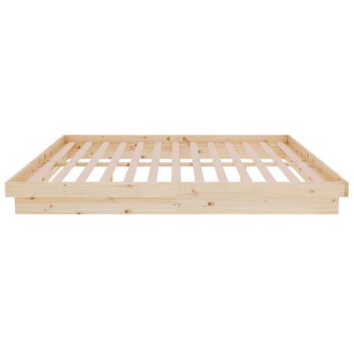 vidaXL Bedframe massief hout 150x200 cm