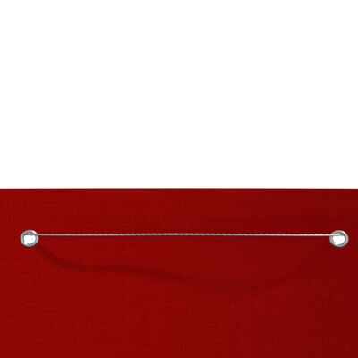 vidaXL Balkonscherm 120x240 cm oxford stof rood