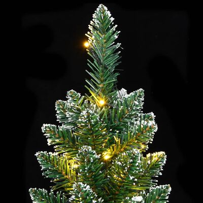 vidaXL Kunstkerstboom smal met 150 LED's 120 cm