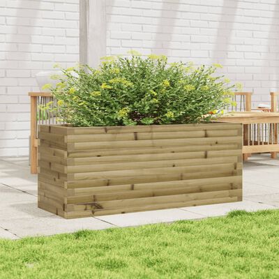 vidaXL Plantenbak 110x40x46 cm geïmpregneerd grenenhout