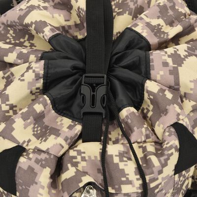 vidaXL Wandelrugzak 60 L camouflage oxford stof camelbruin