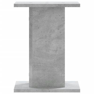 vidaXL Speakerstandaards 2 st 30x30x40 cm bewerkt hout betongrijs