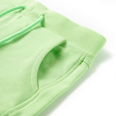 Kindershort 128 fluorescerend groen