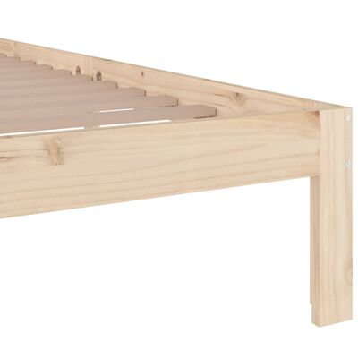 vidaXL Bedframe massief hout 150x200 cm