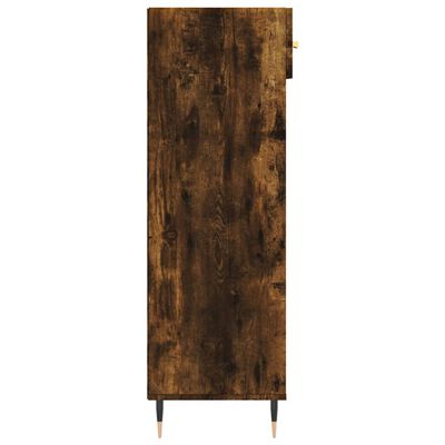 vidaXL Schoenenkast 60x35x105 cm bewerkt hout gerookt eikenkleurig