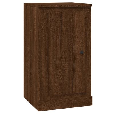 vidaXL Dressoir 37,5x35,5x67,5 cm bewerkt hout bruin eikenkleur