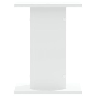 vidaXL Speakerstandaards 2 st 30x30x40 cm bewerkt hout wit