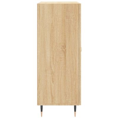 vidaXL Dressoir 69,5x34x90 cm bewerkt hout sonoma eikenkleurig