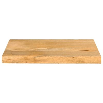 vidaXL Tafelblad met natuurlijke rand 50x30x2,5 cm massief mangohout