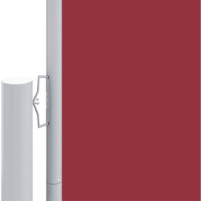 vidaXL Windscherm uittrekbaar 200x1000 cm rood