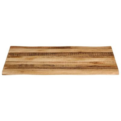 vidaXL Tafelblad met natuurlijke rand 90x80x2,5 cm massief mangohout