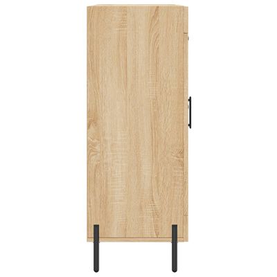 vidaXL Dressoir 69,5x34x90 cm bewerkt hout sonoma eikenkleurig