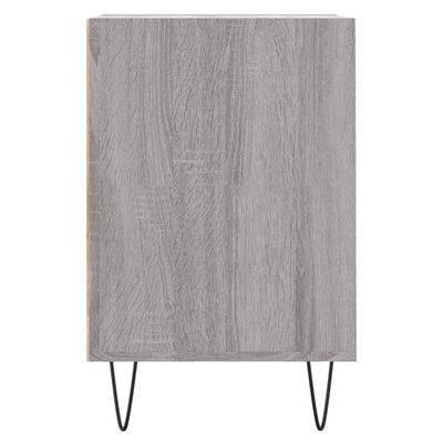 vidaXL Tv-meubel 160x35x55 cm bewerkt hout grijs sonoma eikenkleurig