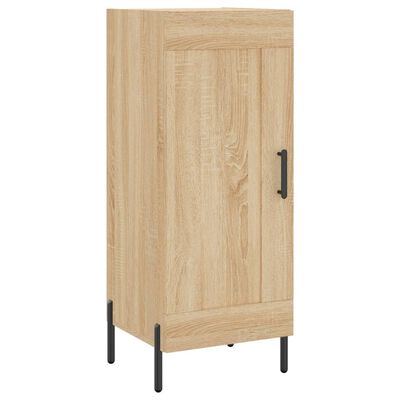 vidaXL Hoge kast 34,5x34x180 cm bewerkt hout sonoma eikenkleurig