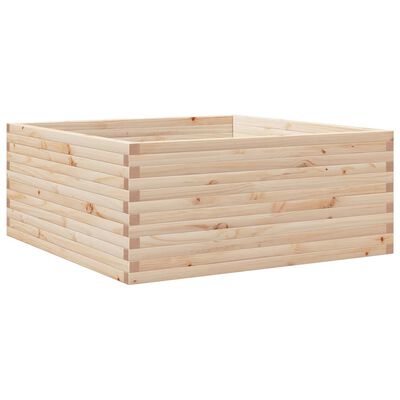 vidaXL Plantenbak 110x110x46 cm massief grenenhout