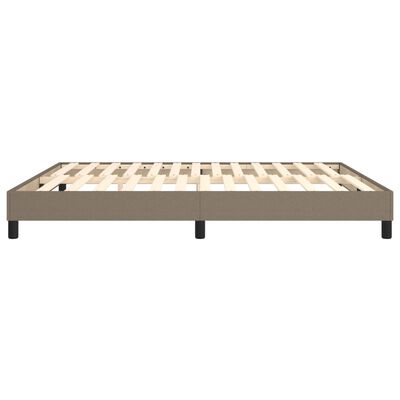 vidaXL Bedframe stof taupe 180x200 cm