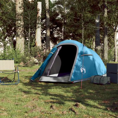 vidaXL Tunneltent 2-persoons waterdicht blauw