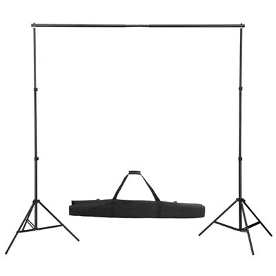 vidaXL Fotostudioset met verlichtingsset, achtergrond en reflector