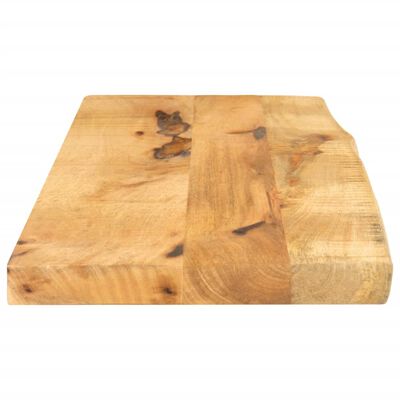 vidaXL Tafelblad met natuurlijke rand 80x40x2,5 cm massief mangohout