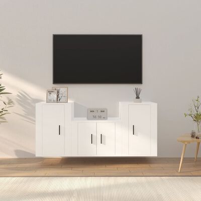 vidaXL Tv-meubelset bewerkt hout kopen? | vidaXL.nl