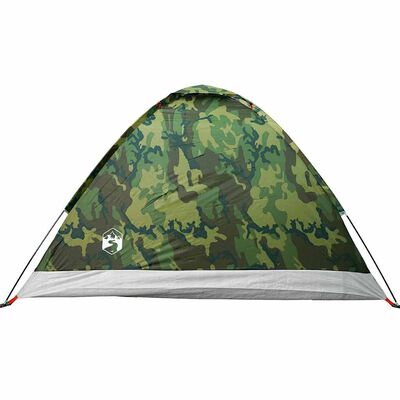 vidaXL Koepeltent 2-persoons waterdicht camouflage