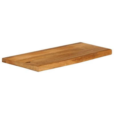 vidaXL Tafelblad met natuurlijke rand 80x20x2,5 cm massief mangohout