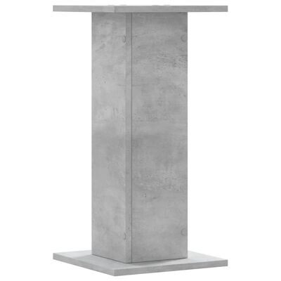 vidaXL Speakerstandaards 2 st 30x30x60 cm bewerkt hout betongrijs