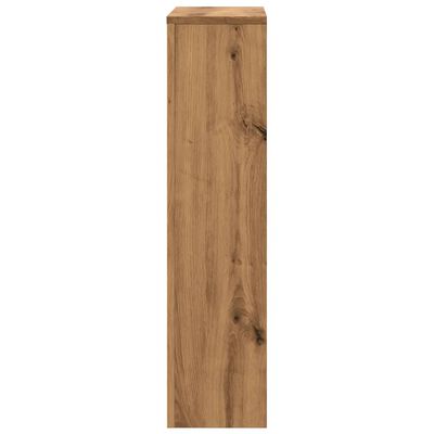 vidaXL Radiatorombouw 78x20x82 cm bewerkt hout artisanaal eikenkleur