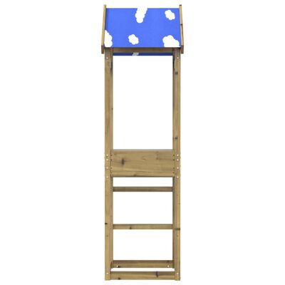 vidaXL Speeltoren 52,5x46,5x195 cm geïmpregneerd grenenhout