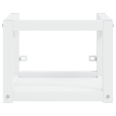 vidaXL Wastafelframe wandgemonteerd 40x38x31 cm ijzer wit