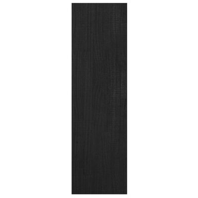 vidaXL Boekenkast / kamerscherm 40x30x103,5 cm grenenhout zwart