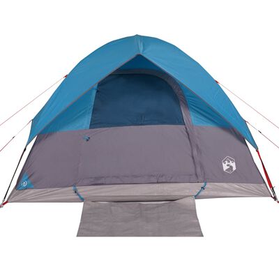 vidaXL Koepeltent 6-persoons waterdicht blauw