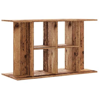 vidaXL Aquariumstandaard 100x40x60 cm bewerkt hout oud houtkleurig