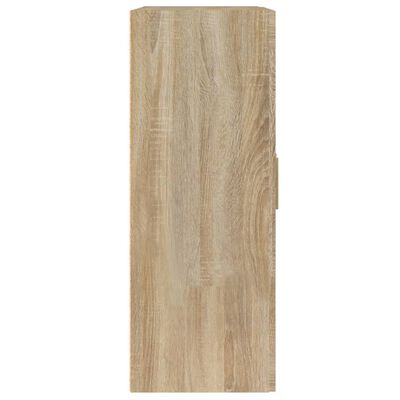 vidaXL Wandkast 69,5x32,5x90 cm bewerkt hout sonoma eikenkleurig