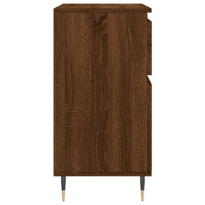 vidaXL Dressoir 60x35x70 cm bewerkt hout bruin eikenkleur