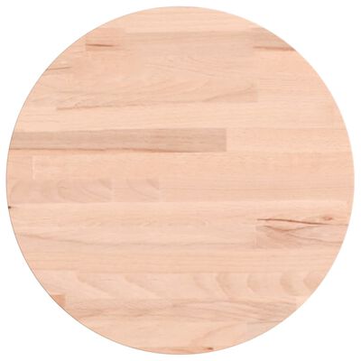 vidaXL Tafelblad rond Ø30x1,5 cm massief beukenhout