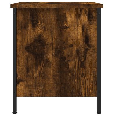 vidaXL Nachtkastjes 2 st 40x42x50 cm bewerkt hout gerookt eikenkleurig