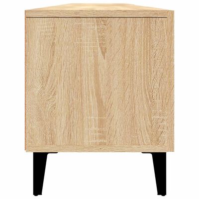 vidaXL Tv-meubel 180x31,5x40 cm bewerkt hout sonoma eikenkleurig