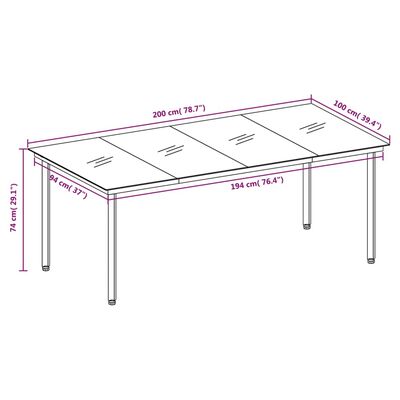 vidaXL 9-delige Tuinset met kussens beige