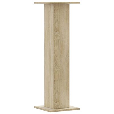 vidaXL Plantenstandaards 2 st 30x30x95 cm bewerkt hout sonoma eiken