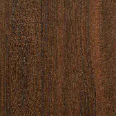 vidaXL Opbergbankje 62x42x46 cm bewerkt hout bruin eikenkleur