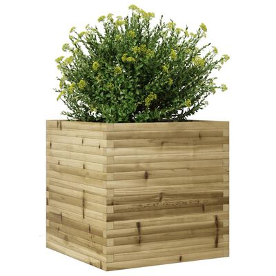 vidaXL Plantenbak 70x70x68,5 cm geïmpregneerd grenenhout